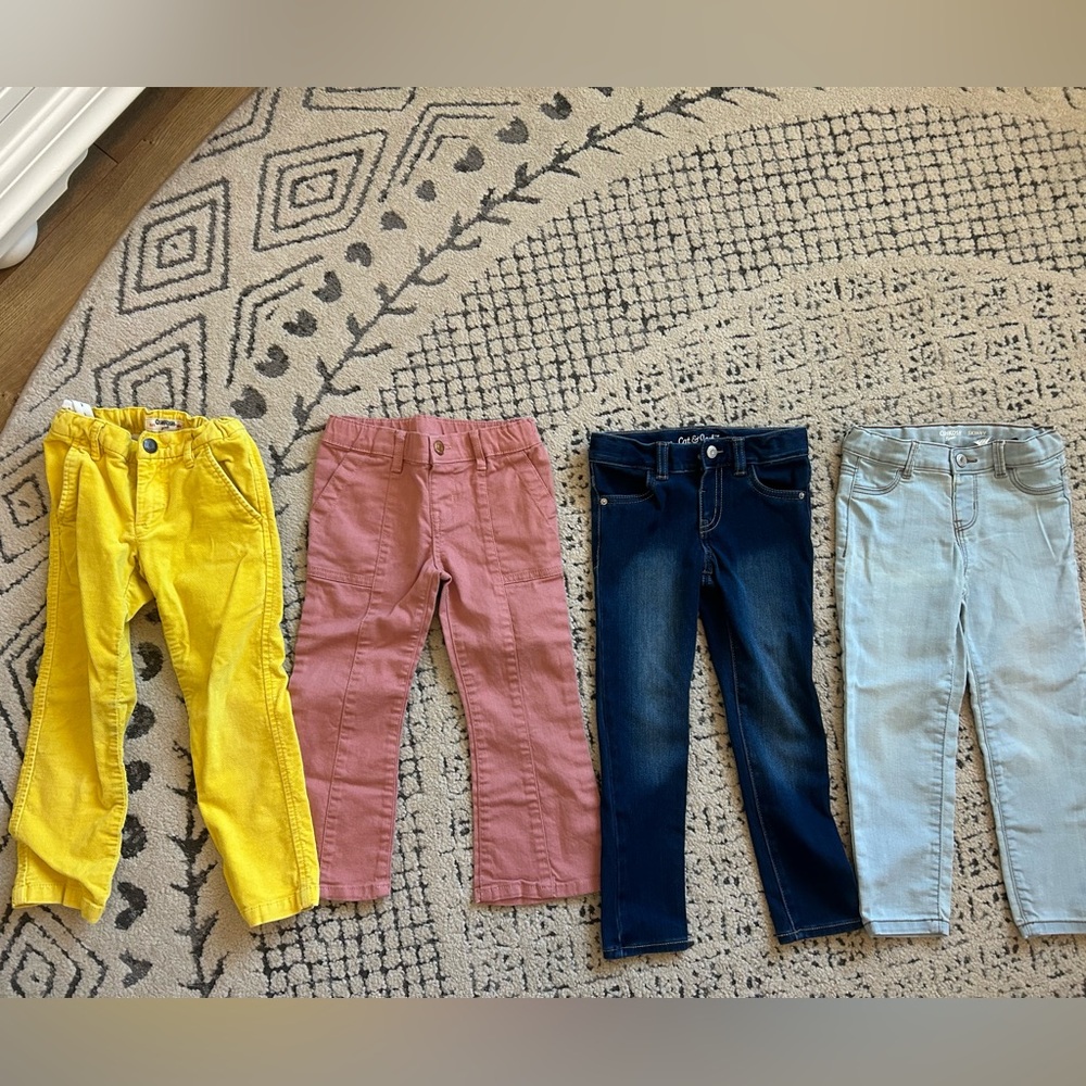 4 pairs of 4T jeans
